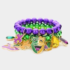 Colorful Charm Bracelet Set